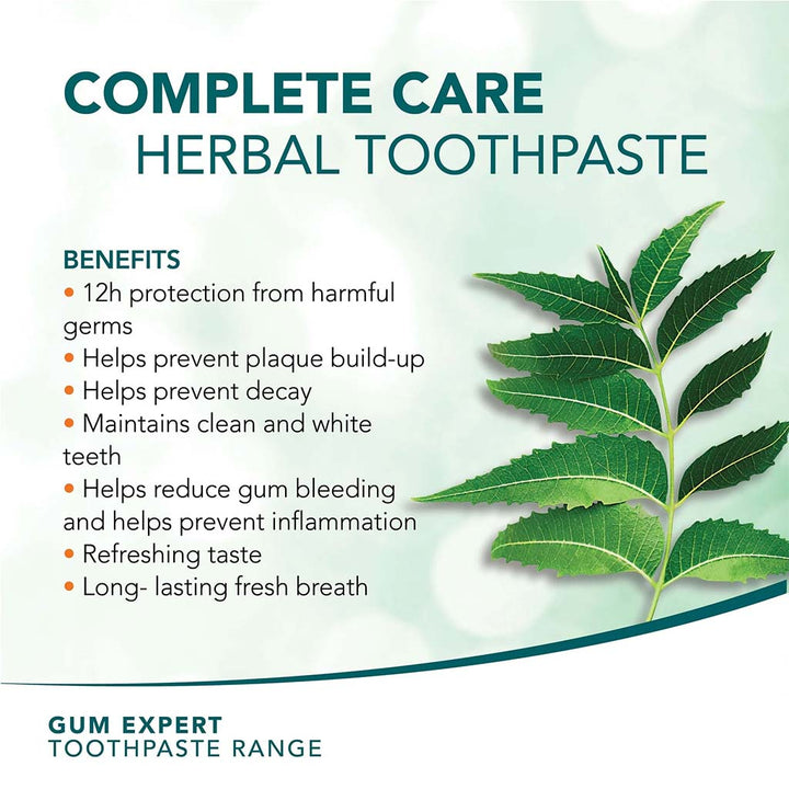 Himalaya Gum Expert Complete Care Paraben-Free Herbal Toothpaste 100ml, Pack of 3's - Easy Pharmacy LLC