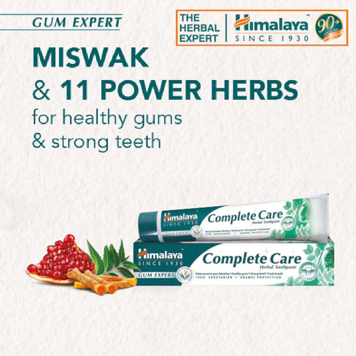 Himalaya Gum Expert Complete Care Paraben-Free Herbal Toothpaste 100ml, Pack of 3's - Easy Pharmacy LLC