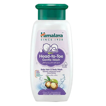 Himalaya Head To Toe No-Tears Baby Hair & Body Gentle Wash 200ml