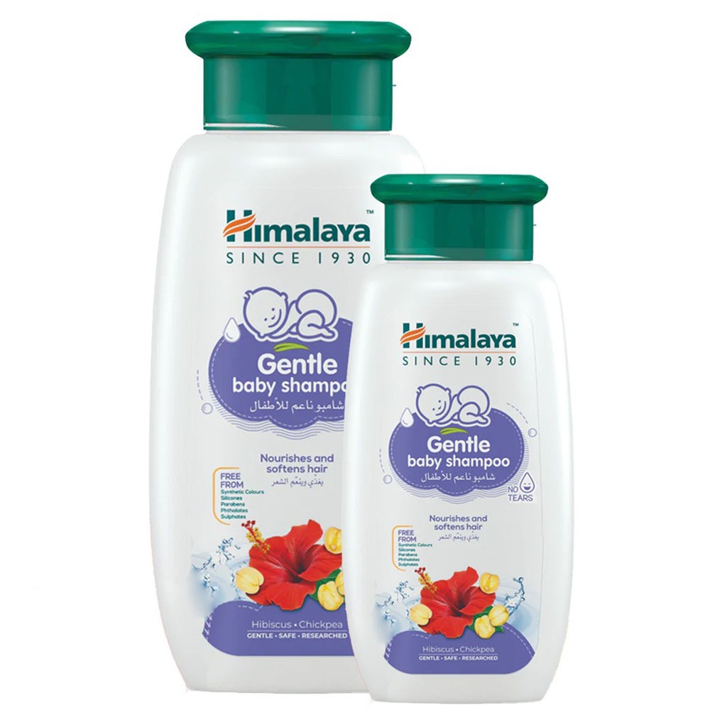 Himalaya Gentle No-Tears Baby Shampoo With Hibiscus & Chickpea 400ml + 100ml, Value Pack - Easy Pharmacy LLC