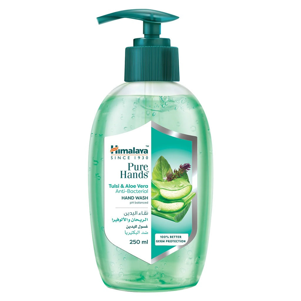 Himalaya Pure Hands Tulsi & Aloe Vera Anti-Bacterial Hand Wash 250ml - Easy Pharmacy LLC