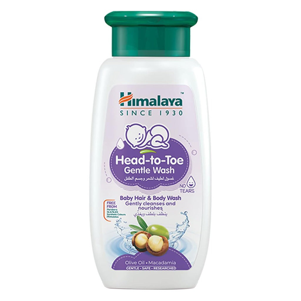 Himalaya Head To Toe No-Tears Baby Hair & Body Gentle Wash 400ml - Easy Pharmacy LLC