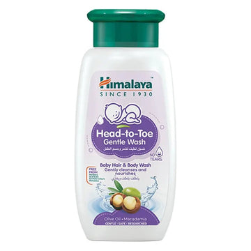 Himalaya Head To Toe No-Tears Baby Hair & Body Gentle Wash 400ml