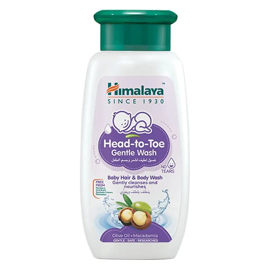 Himalaya Head To Toe No-Tears Baby Hair & Body Gentle Wash 400ml