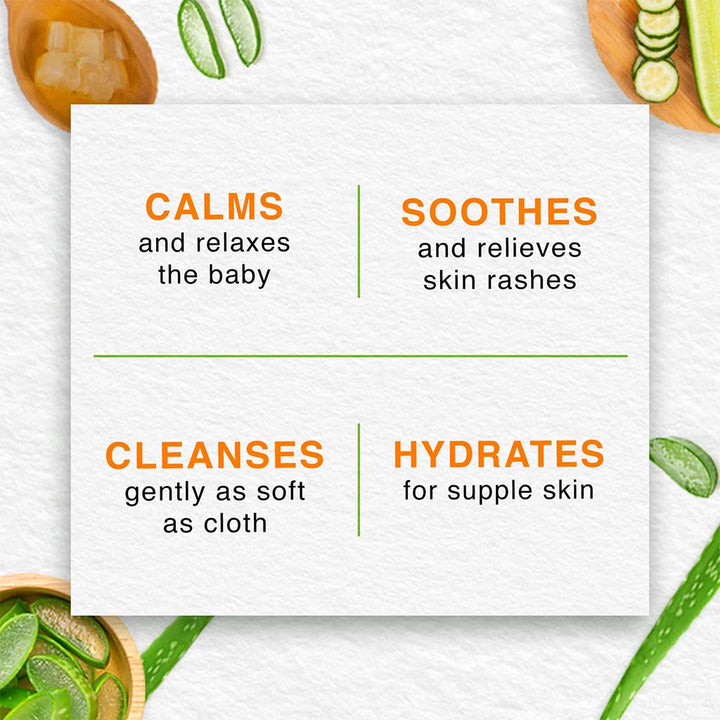 Himalaya Extra Soft Sensitive Baby Wipes With Aloe Vera And Cucumber, Pack of 56 x 3's - Easy Pharmacy LLC