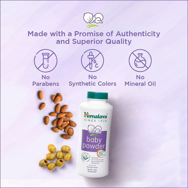 Himalaya Gentle Baby Powder With Olive & Almond 200g - Easy Pharmacy LLC