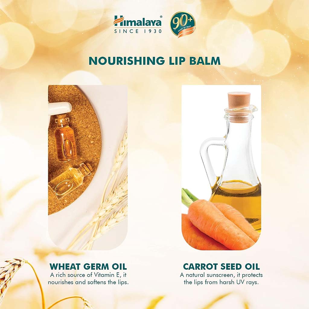 Himalaya Nourishing Lip Balm For Dry Chapped Lips 10g - Easy Pharmacy LLC