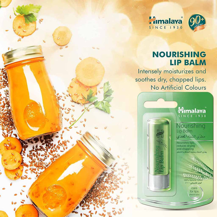 Himalaya Nourishing Lip Balm For Dry Chapped Lips 4.5g - Easy Pharmacy LLC