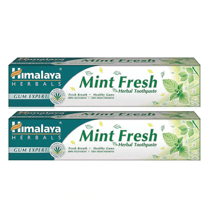 Himalaya Gum Expert Mint Fresh Paraben-Free Herbal Toothpaste Gel 100ml, Pack of 2's - Easy Pharmacy LLC