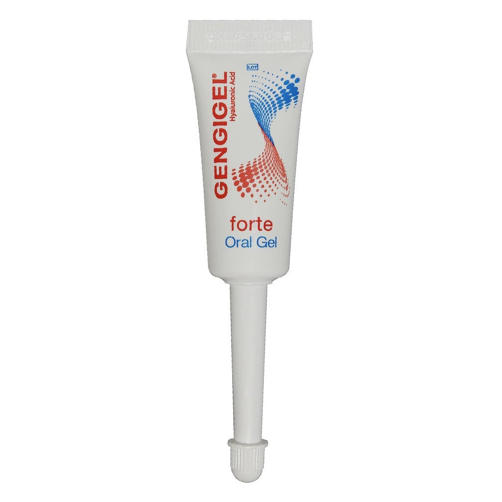 Gengigel Forte Hyaluronic Acid Oral Gel, Pain Relieving Oral Gel For Mouth Ulcers & Mouth Wounds 8ml - Easy Pharmacy LLC