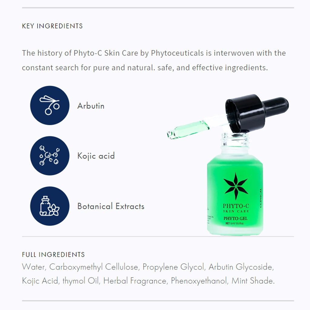 Phyto-C Skin Care Phyto Brightening Facial Gel 15ml - Easy Pharmacy LLC