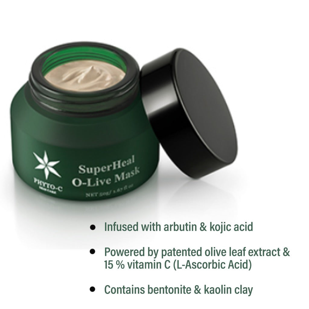 Phyto-C Superheal O-Live Exfoliating Antioxidant Face Mask 50g - Easy Pharmacy LLC