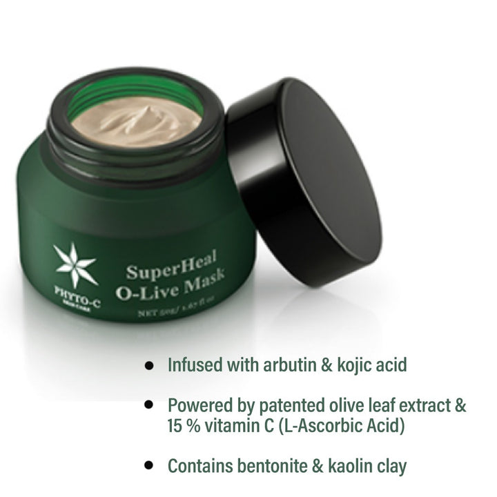 Phyto-C Superheal O-Live Exfoliating Antioxidant Face Mask 50g - Easy Pharmacy LLC