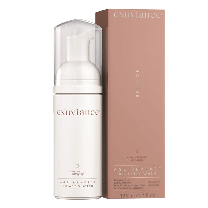 Exuviance Age Reverse Bioactiv Wash Comprehensive Anti-Aging Foaming PHA Facial Cleanser 125ml - Easy Pharmacy LLC