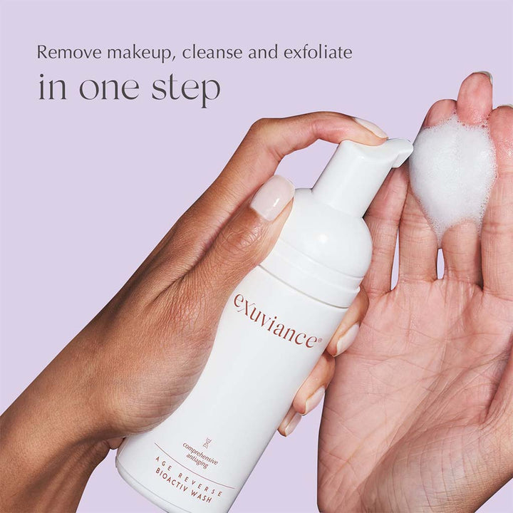 Exuviance Age Reverse Bioactiv Wash Comprehensive Anti-Aging Foaming PHA Facial Cleanser 125ml - Easy Pharmacy LLC