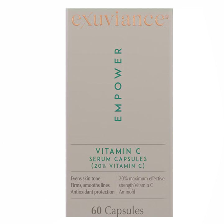 Exuviance Anti-Aging 20% Vitamin C Face Serum Capsules, Pack of 60's - Easy Pharmacy LLC