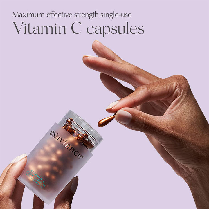 Exuviance Anti-Aging 20% Vitamin C Face Serum Capsules, Pack of 60's - Easy Pharmacy LLC