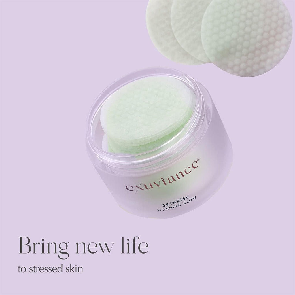 Exuviance SkinRise Morning Glow Gentle Exfoliator Pads, Pack of 36's - Easy Pharmacy LLC