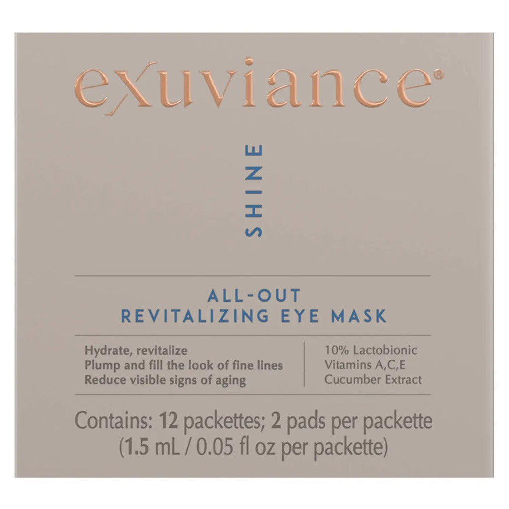 Exuviance All-Out Revitalizing Anti-Aging Eye Mask Pads 1.5ml, Pack of 2 Pads per 12 Packets - Easy Pharmacy LLC