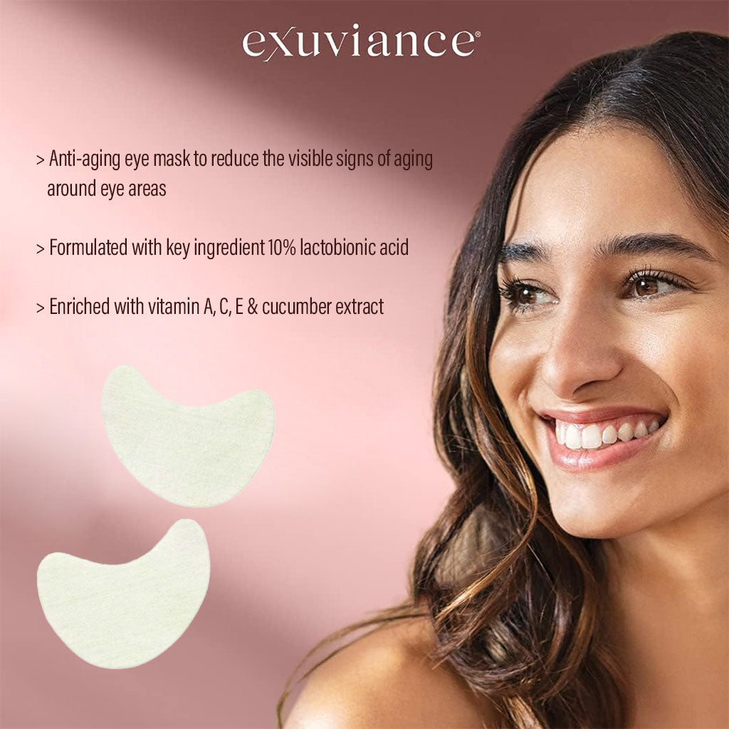 Exuviance All-Out Revitalizing Anti-Aging Eye Mask Pads 1.5ml, Pack of 2 Pads per 12 Packets - Easy Pharmacy LLC