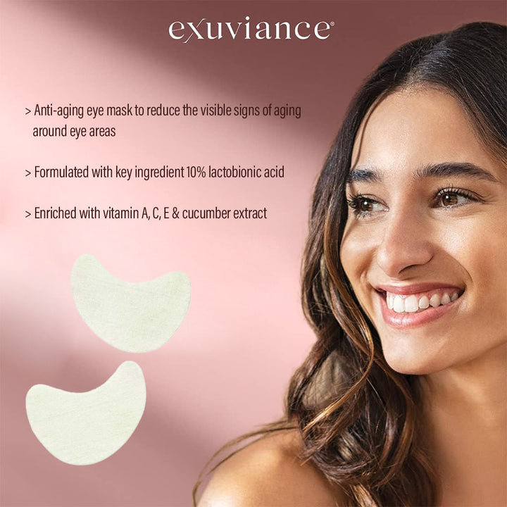 Exuviance All-Out Revitalizing Anti-Aging Eye Mask Pads 1.5ml, Pack of 2 Pads per 12 Packets - Easy Pharmacy LLC