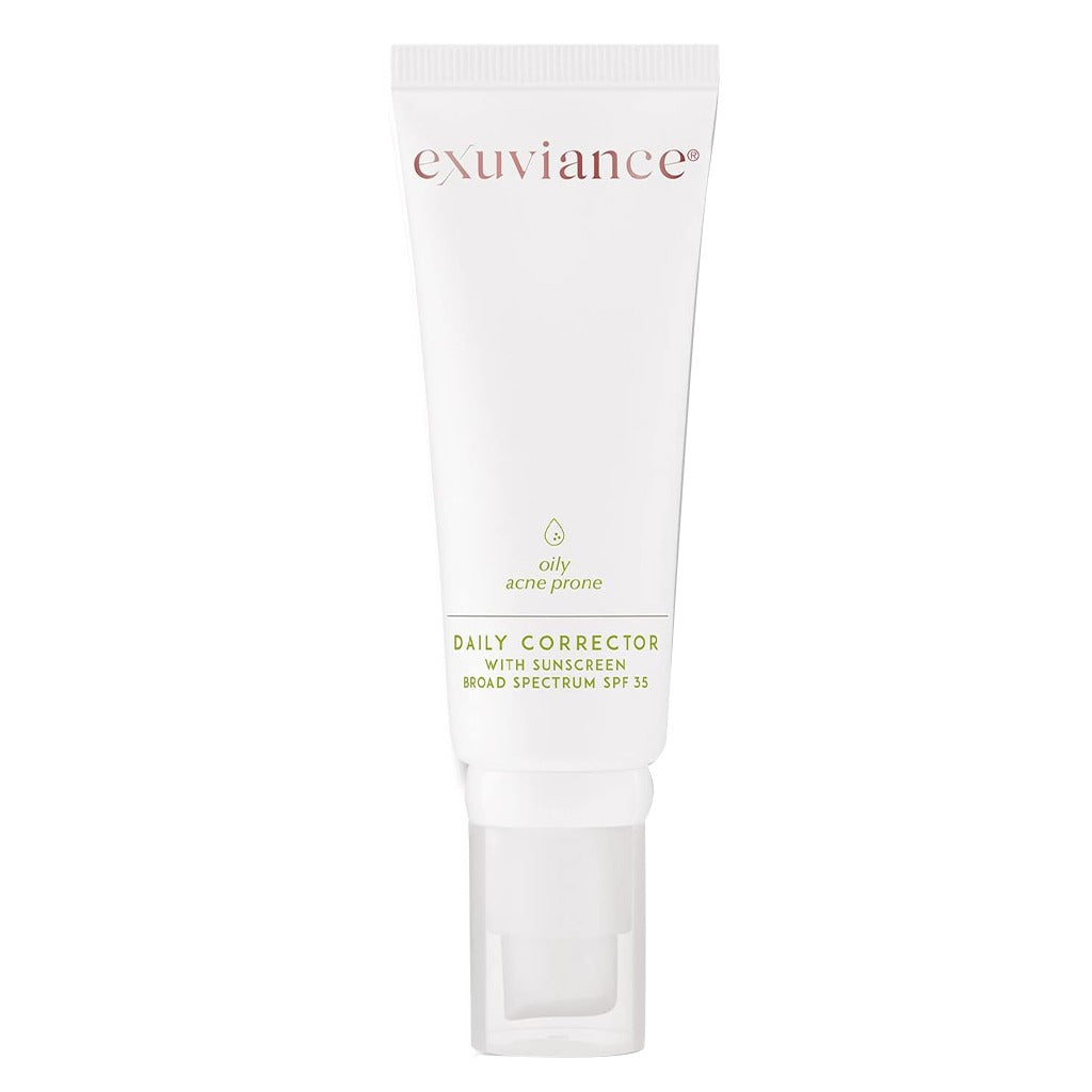 Exuviance Daily Corrector Face Moisturizer With Sunscreen Broad Spectrum SPF 35 For Oily & Acne-Prone Skin Types 40g - Easy Pharmacy LLC