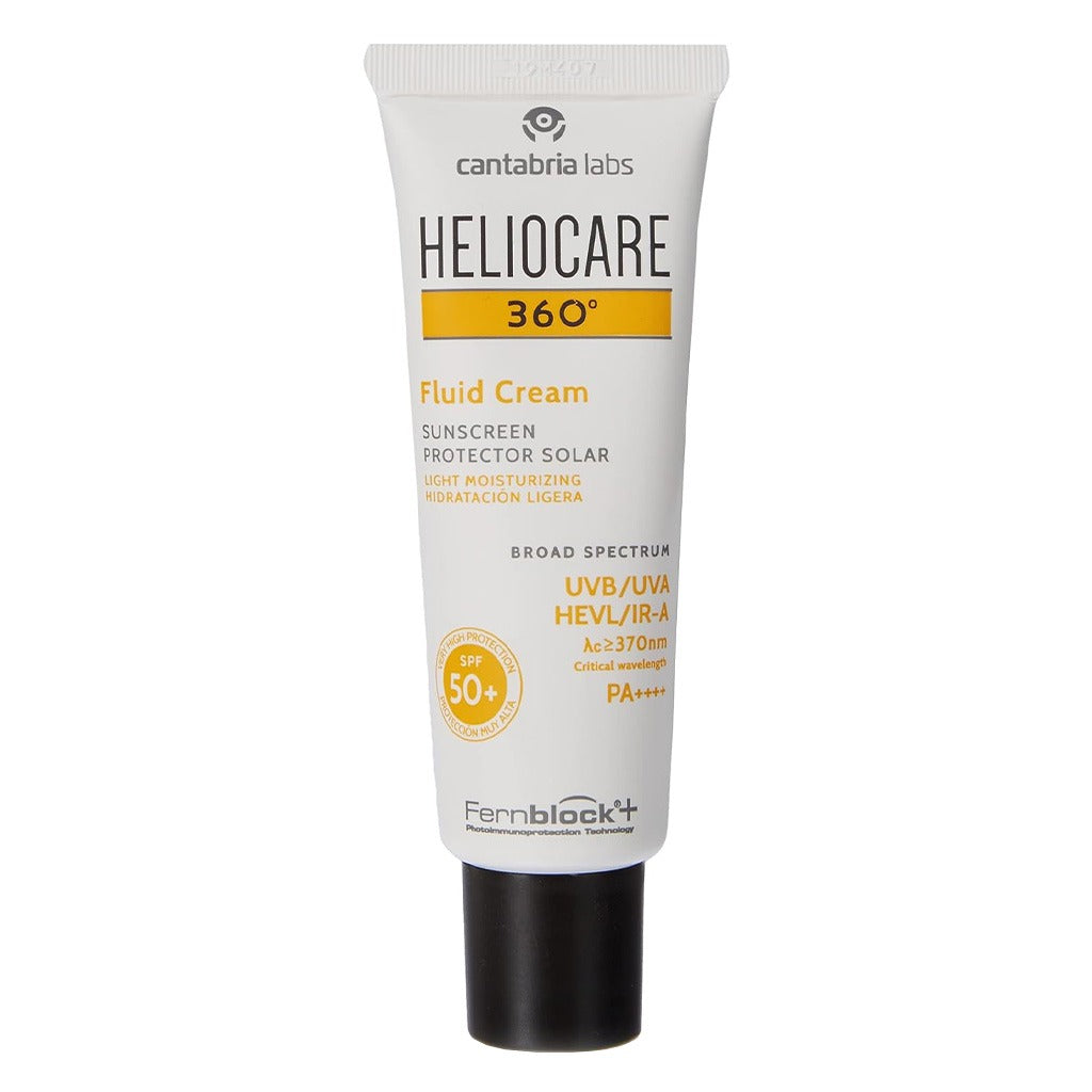 Heliocare 360° Fluid Cream Broad Spectrum Sunscreen With SPF 50+ & PA++++ 50ml - Easy Pharmacy LLC