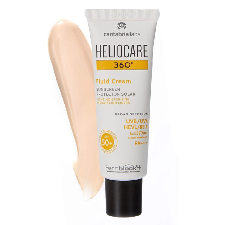 Heliocare 360° Fluid Cream Broad Spectrum Sunscreen With SPF 50+ & PA++++ 50ml - Easy Pharmacy LLC