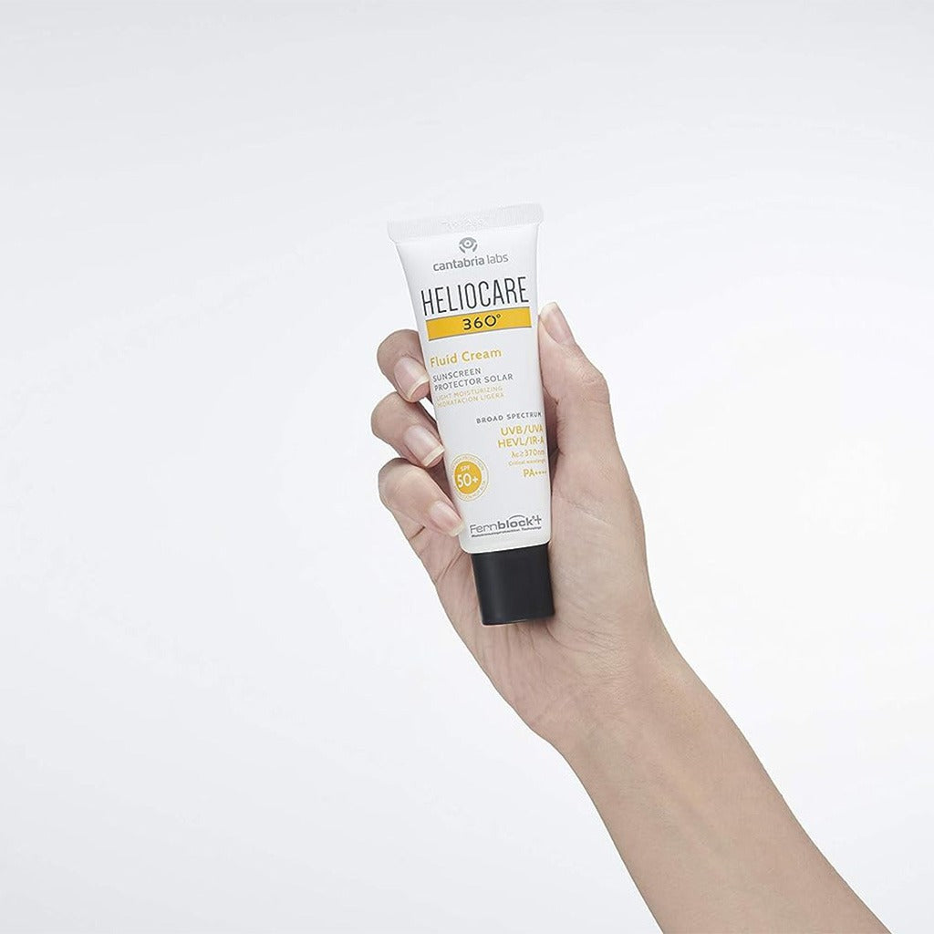 Heliocare 360° Fluid Cream Broad Spectrum Sunscreen With SPF 50+ & PA++++ 50ml - Easy Pharmacy LLC