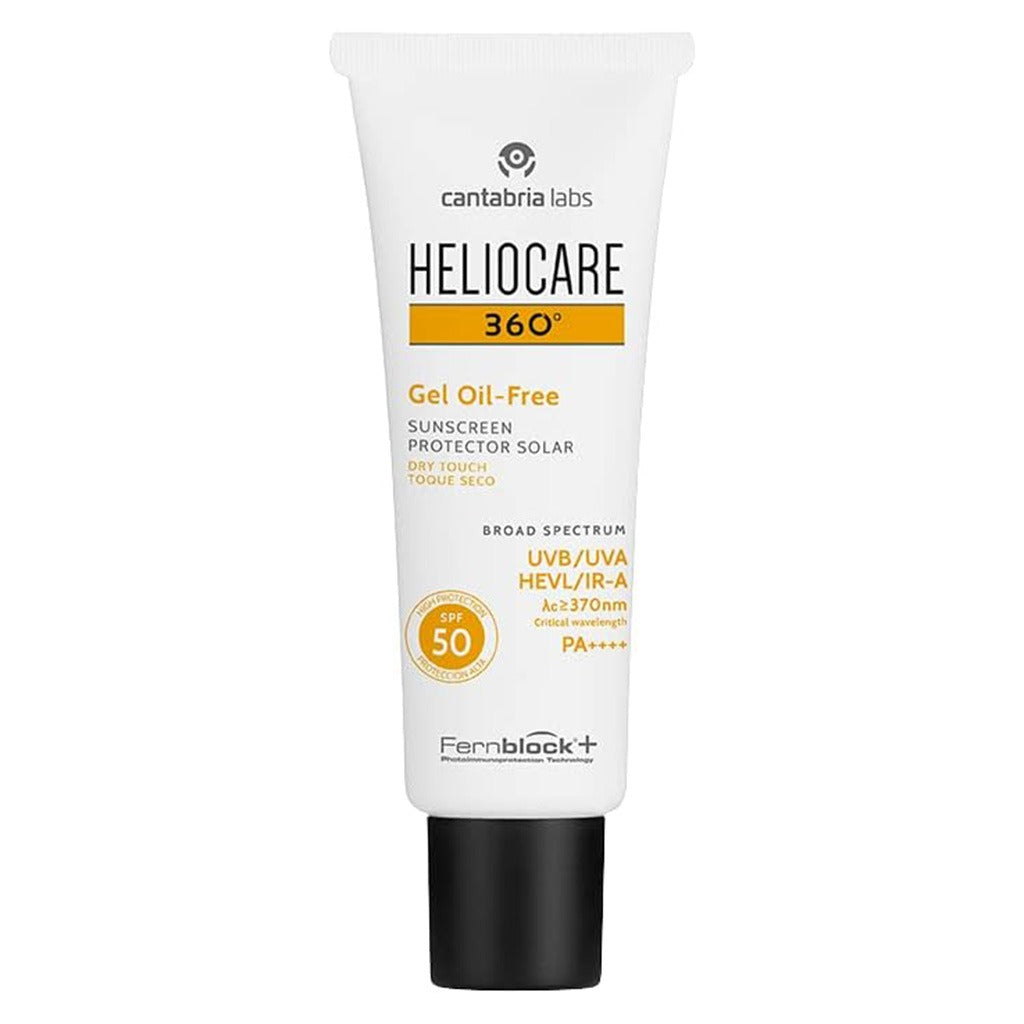 Heliocare 360° Gel Oil-Free Broad Spectrum Sunscreen Dry Touch With SPF 50 & PA++++ 50ml - Easy Pharmacy LLC