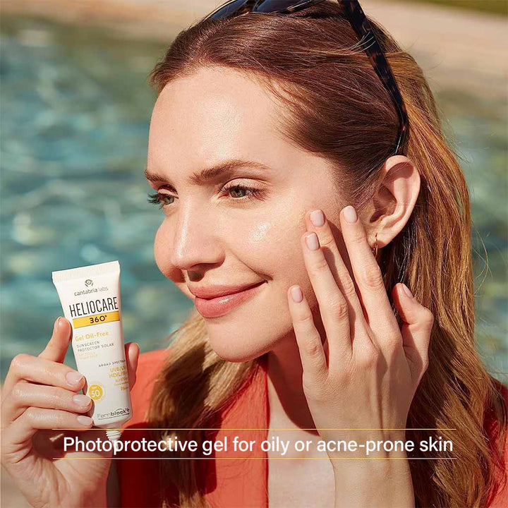 Heliocare 360° Gel Oil-Free Broad Spectrum Sunscreen Dry Touch With SPF 50 & PA++++ 50ml - Easy Pharmacy LLC