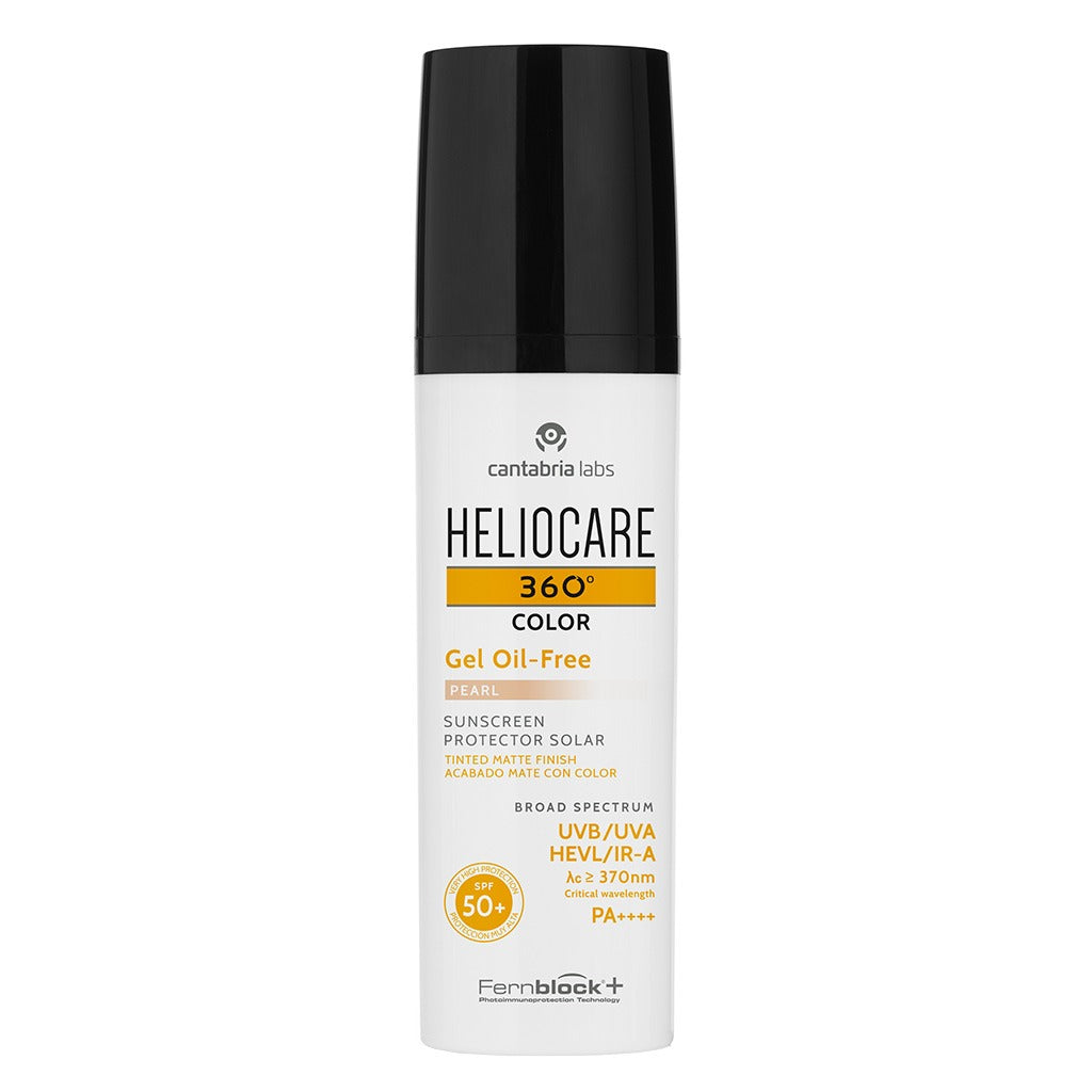 Heliocare 360° Gel Oil-Free Broad Spectrum Sunscreen With SPF50+ & PA++++ - Pearl 50ml - Easy Pharmacy LLC