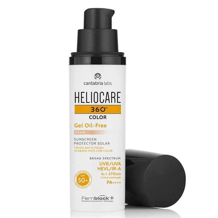 Heliocare 360° Gel Oil-Free Broad Spectrum Sunscreen With SPF50+ & PA++++ - Pearl 50ml - Easy Pharmacy LLC