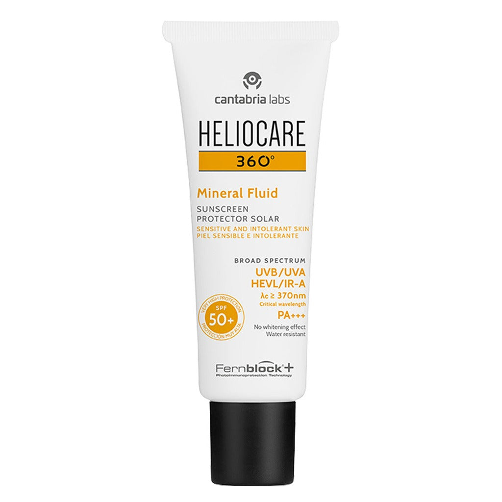 Heliocare 360° Mineral Fluid Broad Spectrum Sunscreen With SPF 50+ & PA+++ 50ml - Easy Pharmacy LLC