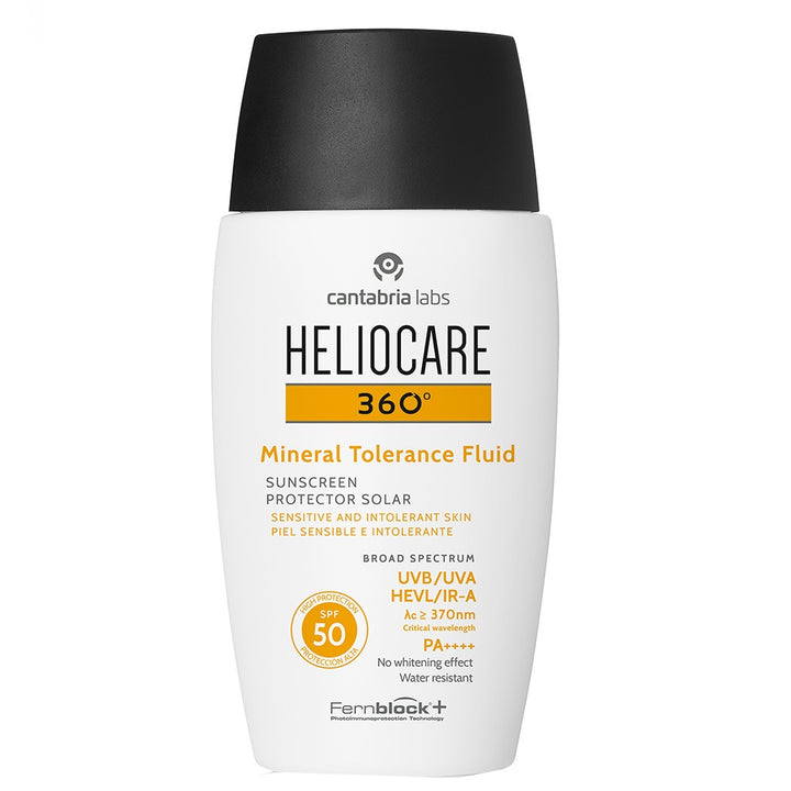 Heliocare 360° Mineral Tolerance Fluid Broad Spectrum Sunscreen With SPF 50 & PA++++ 50ml - Easy Pharmacy LLC