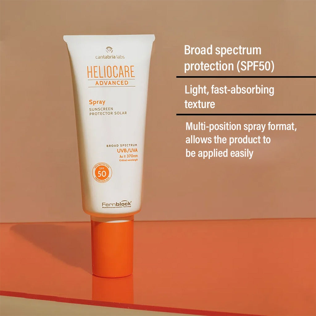 Heliocare Advance Spray Broad Spectrum Sunscreen With SPF 50 125ml - Easy Pharmacy LLC