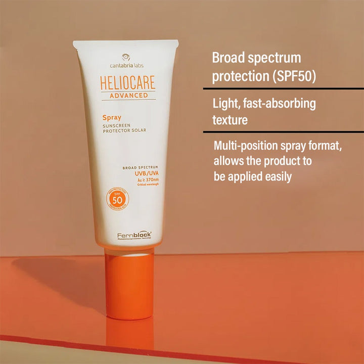 Heliocare Advance Spray Broad Spectrum Sunscreen With SPF 50 125ml - Easy Pharmacy LLC
