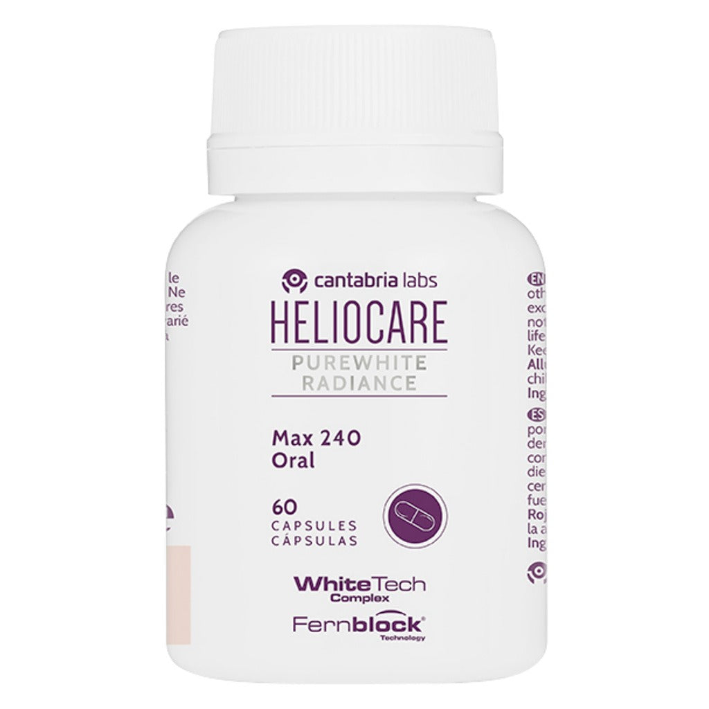 Heliocare Purewhite Radiance Max 240 Oral Capsules With White Tech Complex, Pack of 60's - Easy Pharmacy LLC