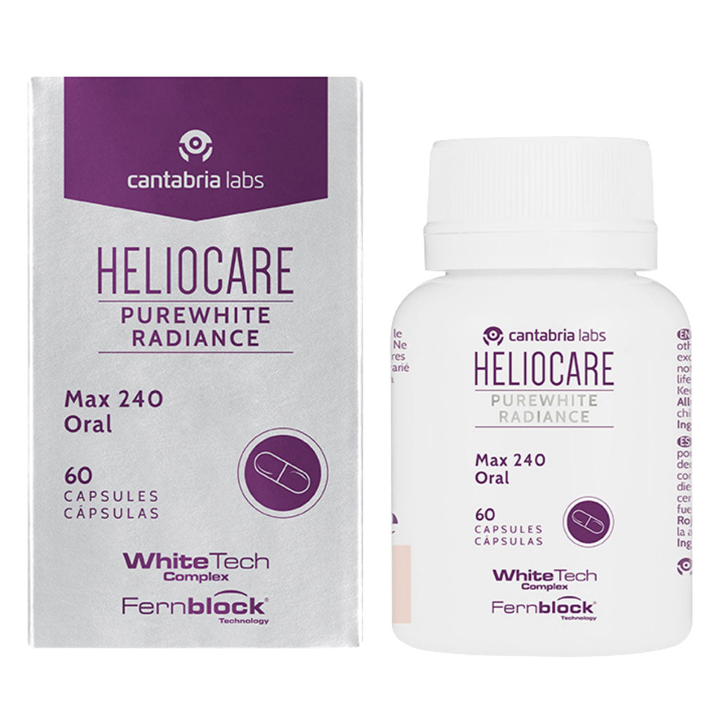 Heliocare Purewhite Radiance Max 240 Oral Capsules With White Tech Complex, Pack of 60's - Easy Pharmacy LLC