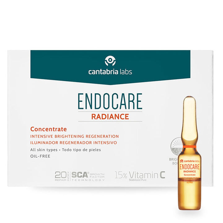 Endocare Radiance Concentrate Intensive Brightening Regeneration Ampoules 1ml, Pack of 14's - Easy Pharmacy LLC