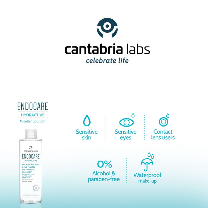 Endocare Hydractive Moisturizing Make-up Remover Micelar Solution For All Skin Types 100ml - Easy Pharmacy LLC