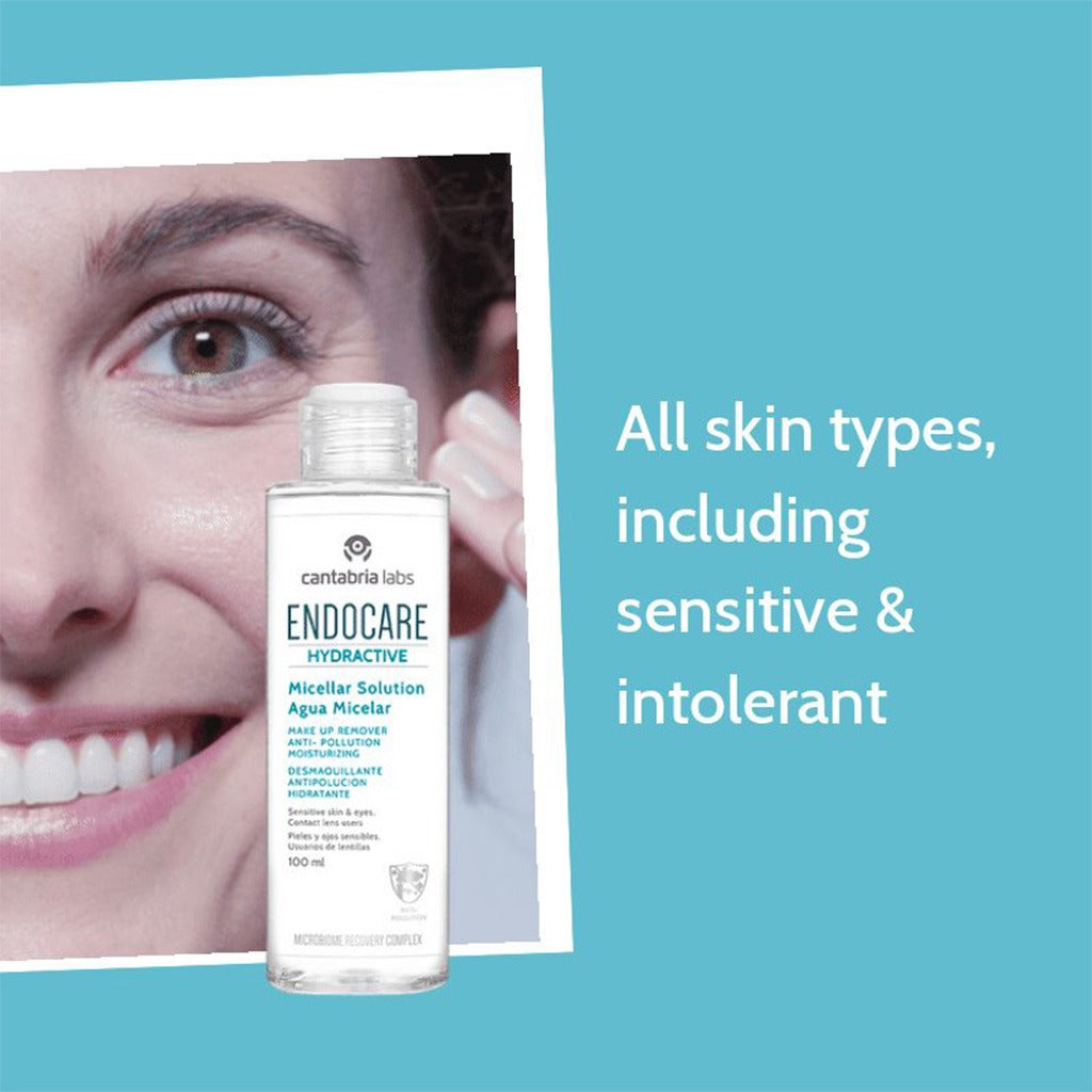 Endocare Hydractive Moisturizing Make-up Remover Micelar Solution For All Skin Types 100ml - Easy Pharmacy LLC