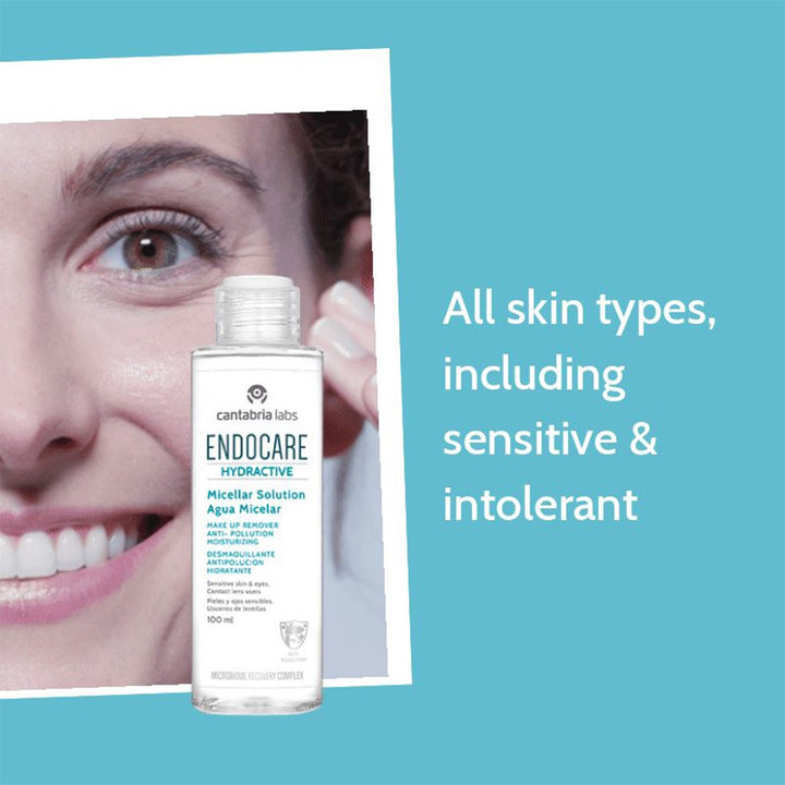 Endocare Hydractive Moisturizing Make-up Remover Micelar Solution For All Skin Types 100ml - Easy Pharmacy LLC