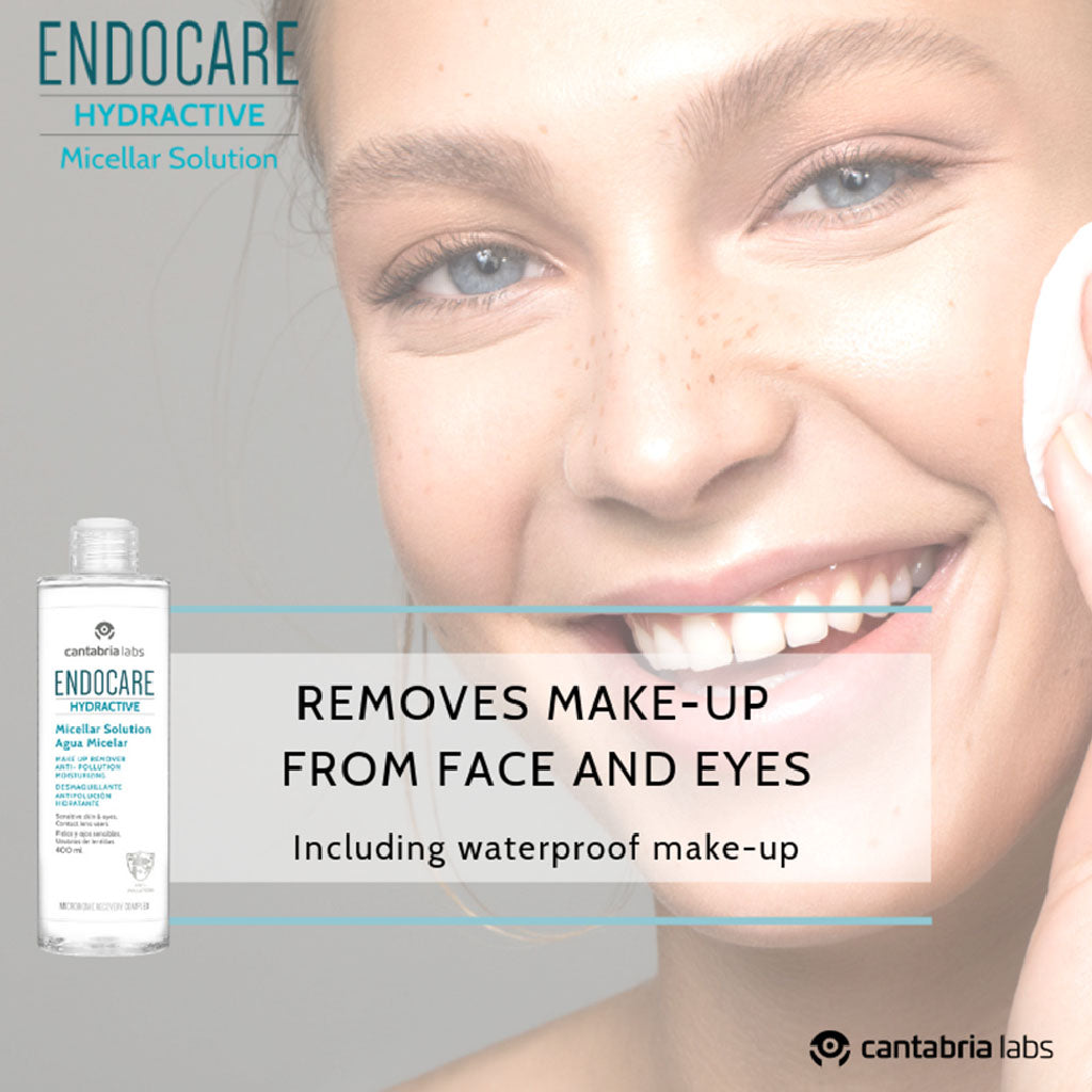 Endocare Hydractive Moisturizing Make-up Remover Micelar Solution For All Skin Types 400ml - Easy Pharmacy LLC