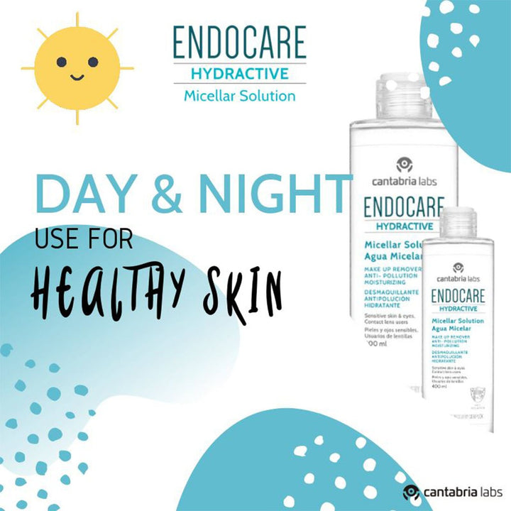 Endocare Hydractive Moisturizing Make-up Remover Micelar Solution For All Skin Types 400ml - Easy Pharmacy LLC