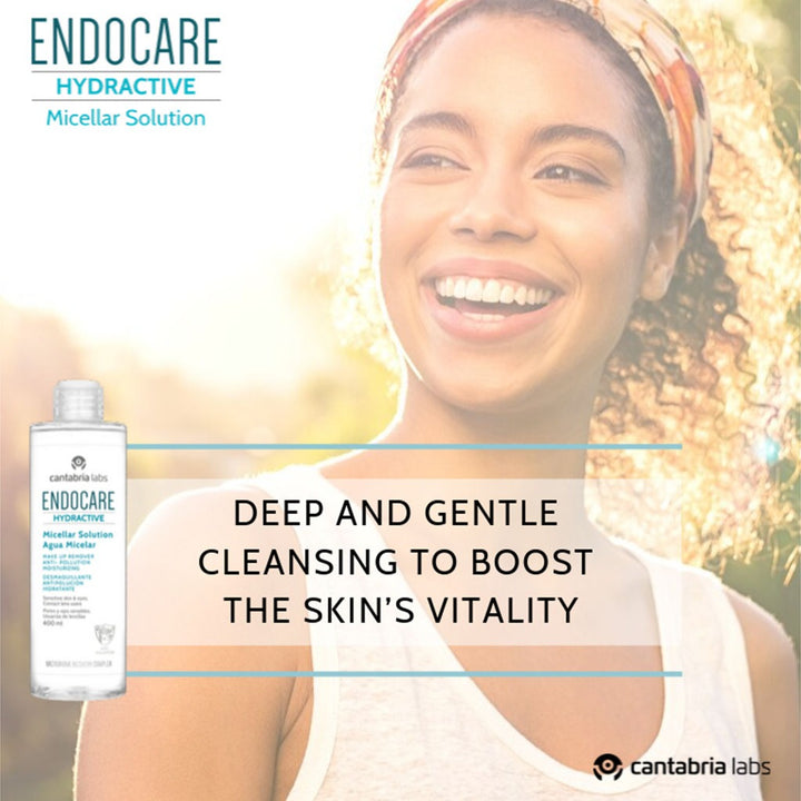 Endocare Hydractive Moisturizing Make-up Remover Micelar Solution For All Skin Types 400ml - Easy Pharmacy LLC
