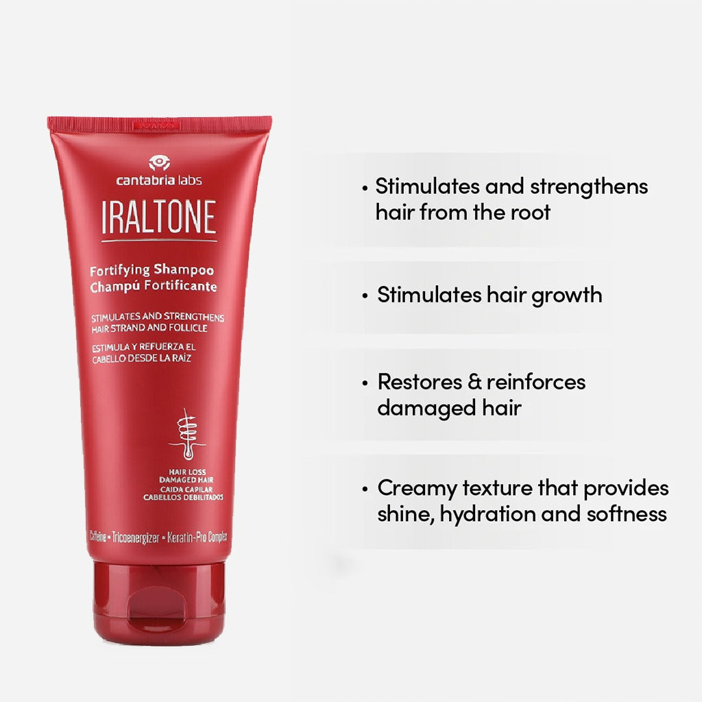 Iraltone Fortifying Shampoo For Hair Loss & Damaged Hair 200ml - Easy Pharmacy LLC