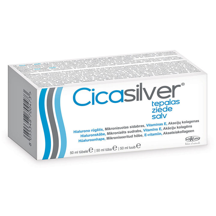 Cicasilver Skin Lesions & Wound Healing Ointment 50ml - Easy Pharmacy LLC