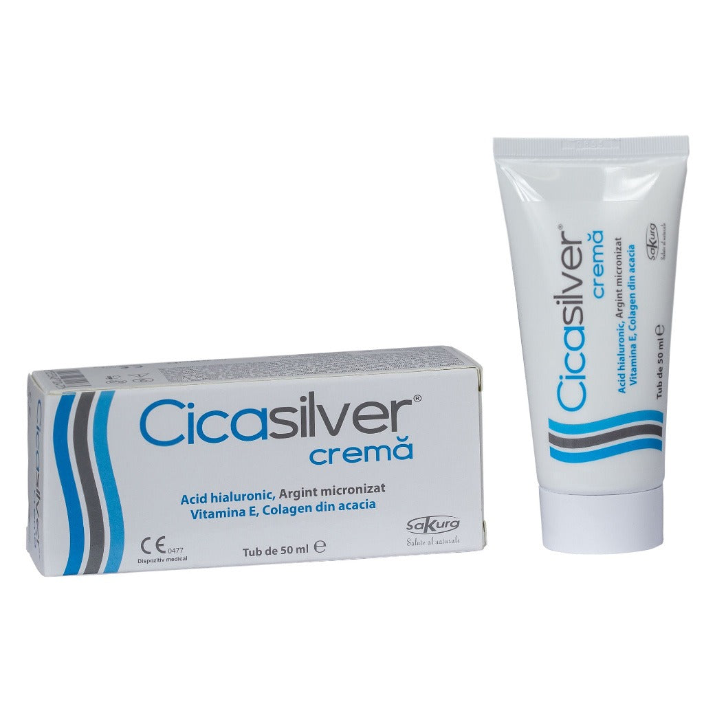 Cicasilver Skin Lesions & Wound Healing Ointment 50ml - Easy Pharmacy LLC