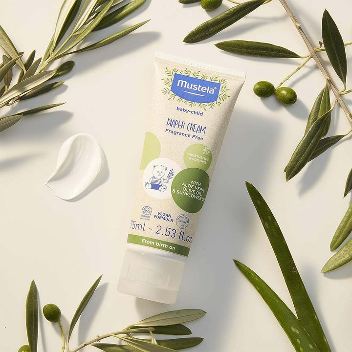Mustela Bio Organic Moisturizing & Soothing Fragrance-Free Baby Diaper Cream 75ml - Easy Pharmacy LLC